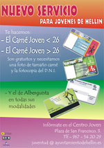 Nuevo Servicio para J&oacute;venes de Hell&iacute;n. Te hacemos el Carn&eacute; Joven